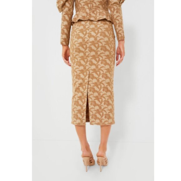 NWT Tuckernuck En Saison Taupe Augustine Top & Skirt 2 Piece Set Women's Small - Picture 4 of 16